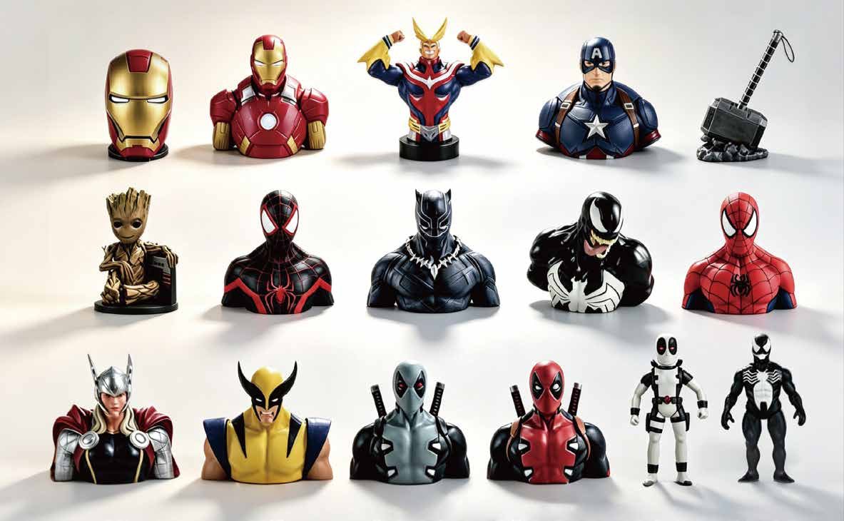 Superhero Bust Money Box