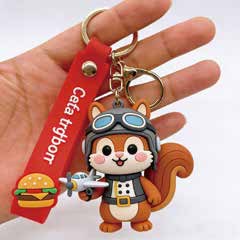 Squirrel Keychain