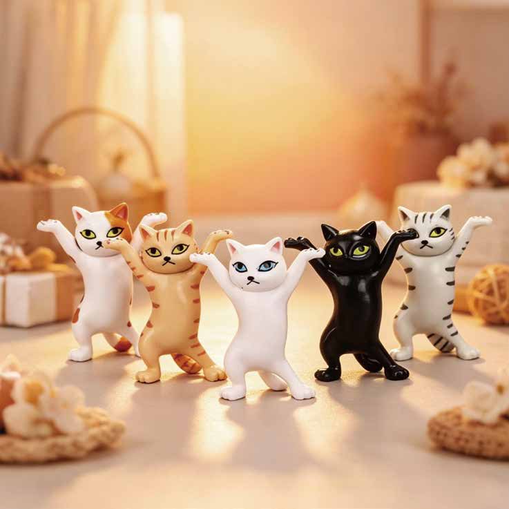 Cat Vinyl Figure Set